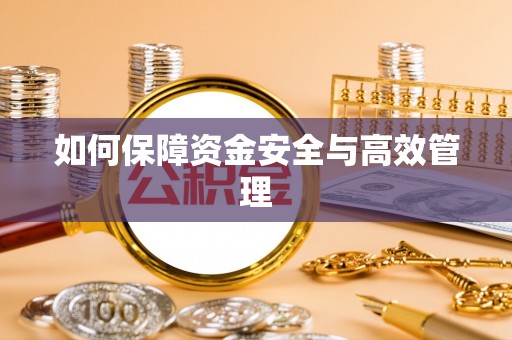 常熟如何保障资金安全与高效管理