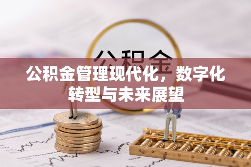 常熟公积金管理现代化，数字化转型与未来展望